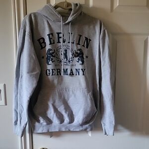 Gray Berlin Germany Hoodie